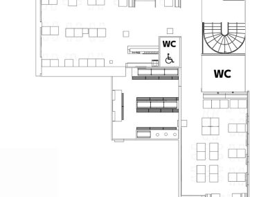 Kasinon alakerran pohjapiirustus